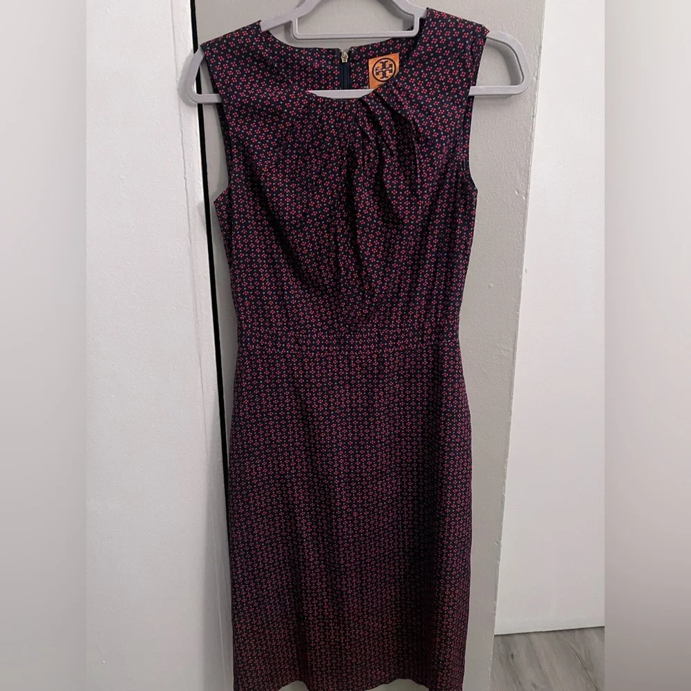 Tory Burch Purple Midi Dress